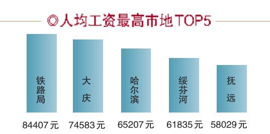 黑龙江城镇非私营单位就业人员 人均年薪56067元你达标了吗
